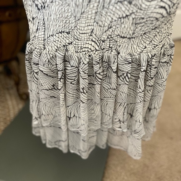 Boho Shoulder Tie Midi Dress - Picture 4 of 4